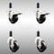 Service Caster 3 Inch 316SS Soft Rubber Swivel 1 Inch Stem Caster Lock Brake SCC, 2PK SCC-SS316TTLEX20S314-SRS-2-S-2-1 - alternate 1